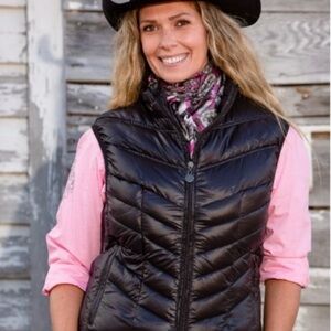 Wyoming Traders McKinley Black Down Puffer Vest